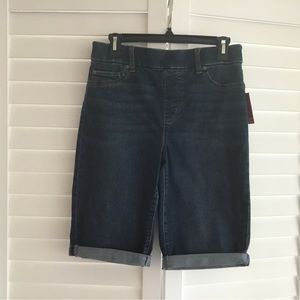 Kim Rogers size 6 tummy control jean bermudas